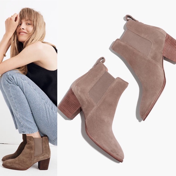 Madewell Shoes - Madewell | NEW The Regan Boot in Pebble Suede 8
